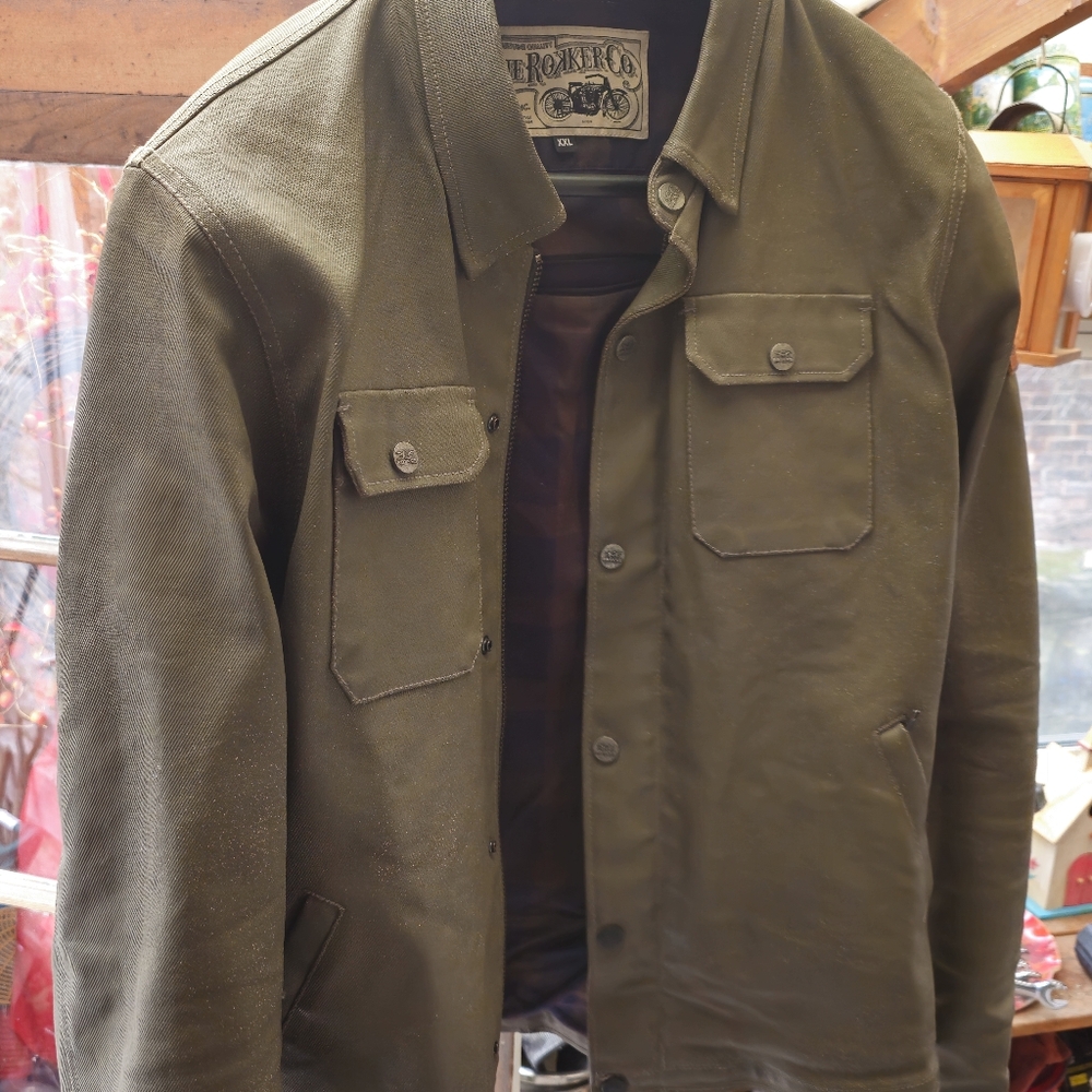 GENTLY WORN Real Motorcycle Jacket - Picture 2 of 13